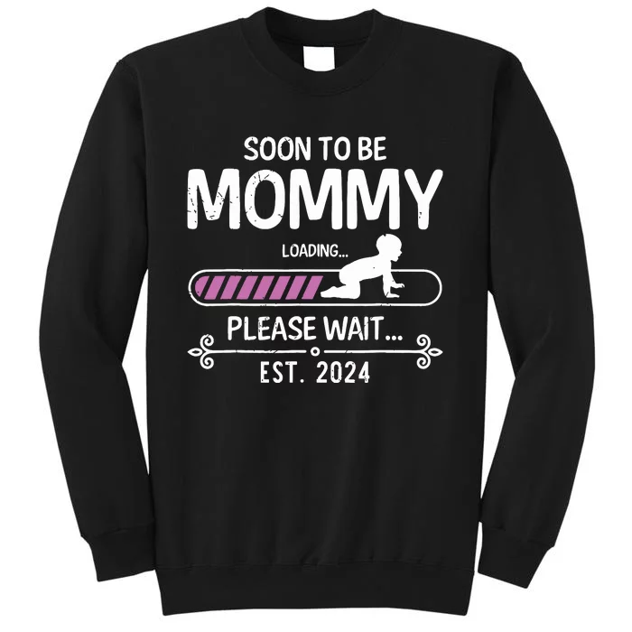 Soon To Be Mommy 2024 Mothers Day First Time Mom Pregnancy Sweatshirt