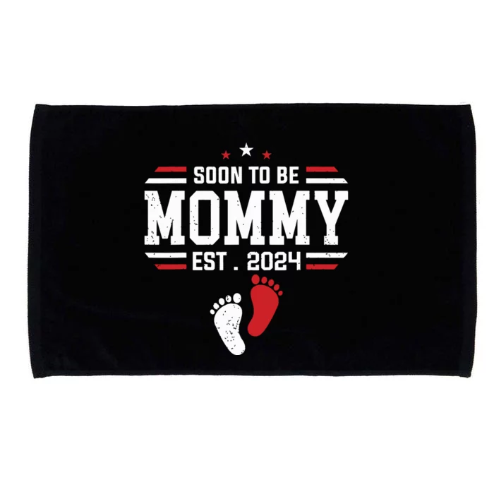 Soon To Be Mommy 2024 New Mom 2024 First Time Mom Microfiber Hand Towel