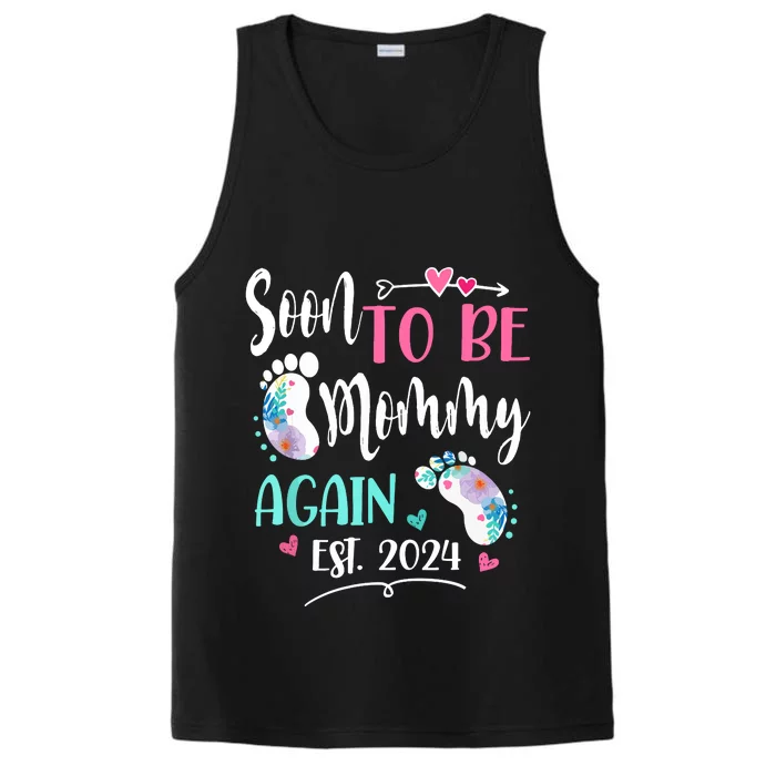 Soon To Be Mommy Again 2024 Mothers Day Performance Tank