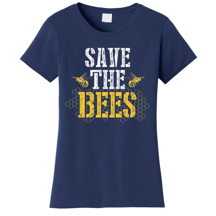 Save The Bees Environmental Earth Day Beekeeper Gift Women's T-Shirt