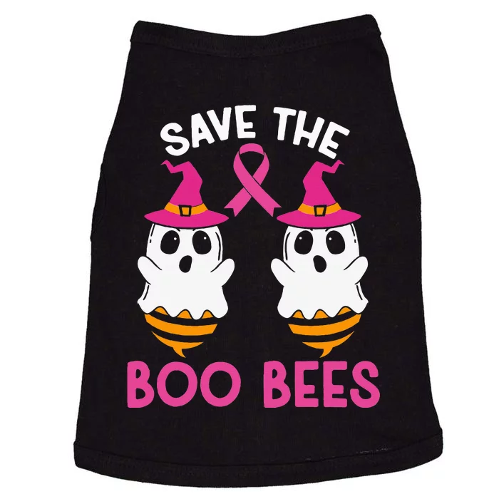 Save The Boobees Boo Bees Breast Cancer Awareness Halloween Doggie Tank