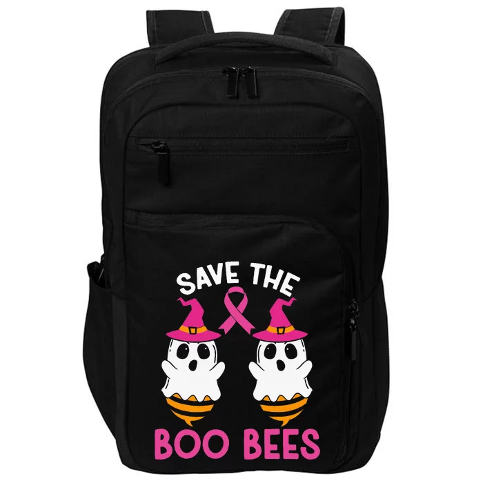 Save The Boobees Boo Bees Breast Cancer Awareness Halloween Impact Tech Backpack