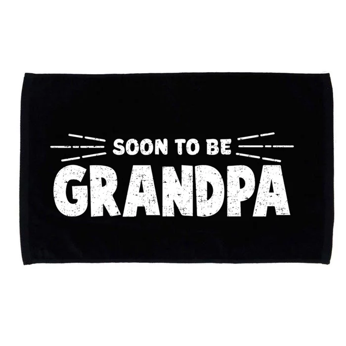 Soon To Be Grandpa Great Gift Microfiber Hand Towel