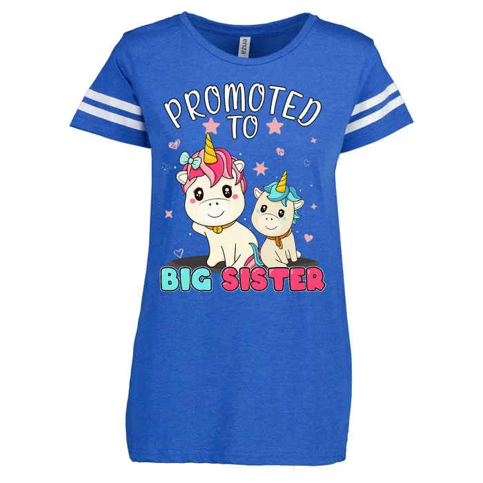 Soon to Big Sister Unicorn to be a big sister Enza Ladies Jersey Football T-Shirt