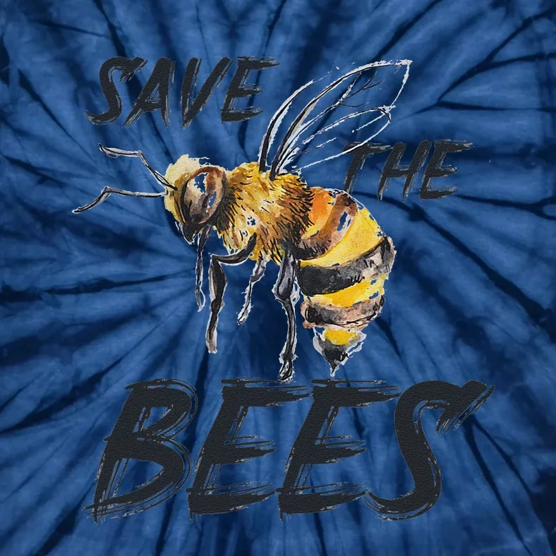 Save The Bees Mass Extinction Honey Hives Earth Day Love Tie-Dye T-Shirt