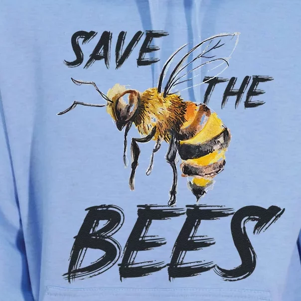 Save The Bees Mass Extinction Honey Hives Earth Day Love Unisex Surf Hoodie