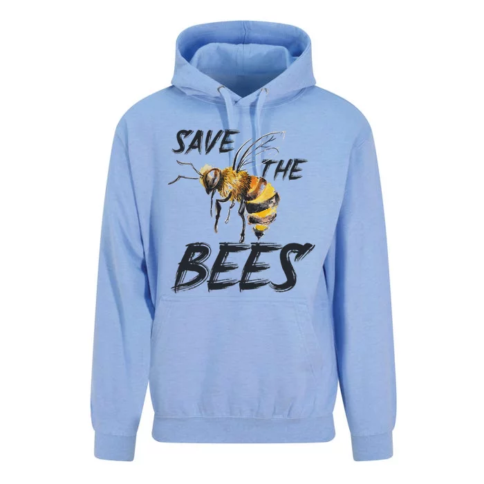 Save The Bees Mass Extinction Honey Hives Earth Day Love Unisex Surf Hoodie