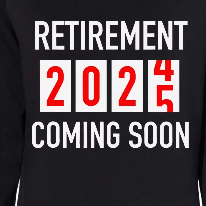 Soon To Be Retired Coming Soon 2025 Countdown Womens California Wash Sweatshirt