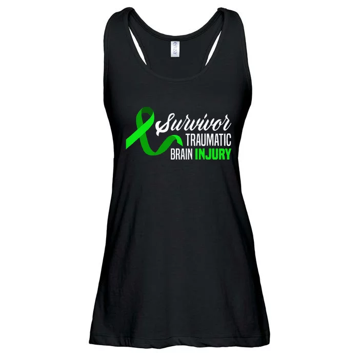 Survivor Traumatic Brain Injury Awareness TBI Survivor Ladies Essential Flowy Tank