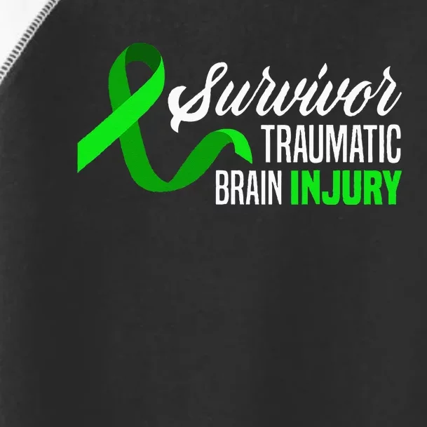 Survivor Traumatic Brain Injury Awareness TBI Survivor Toddler Fine Jersey T-Shirt