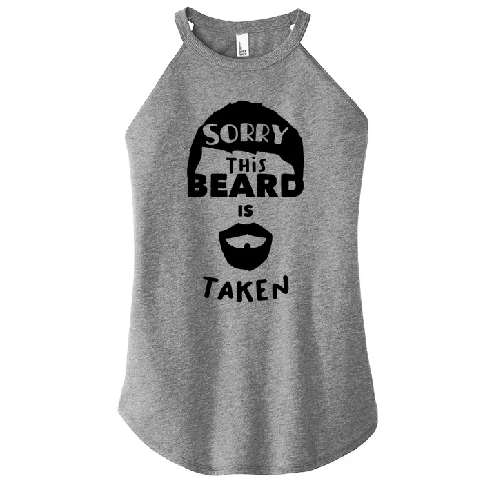 Sorry This Beard Is Taken Gift Valentines Day Gift Women’s Perfect Tri Rocker Tank