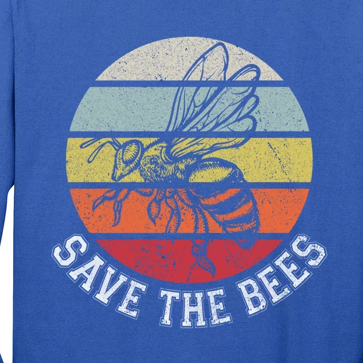 Save The Bees Meaningful Gift Plant Trees And Protect Our Seas Gift Long Sleeve Shirt