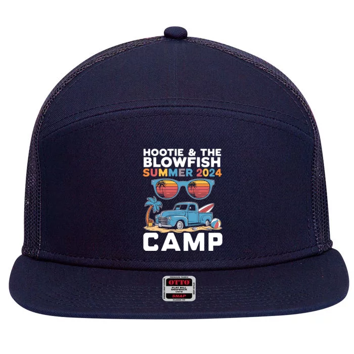 Small & The Blowfish Summer 2024 Camping With Trucks 7 Panel Mesh Trucker Snapback Hat