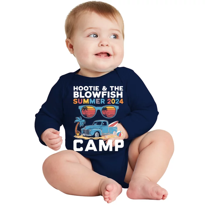 Small & The Blowfish Summer 2024 Camping With Trucks Baby Long Sleeve Bodysuit