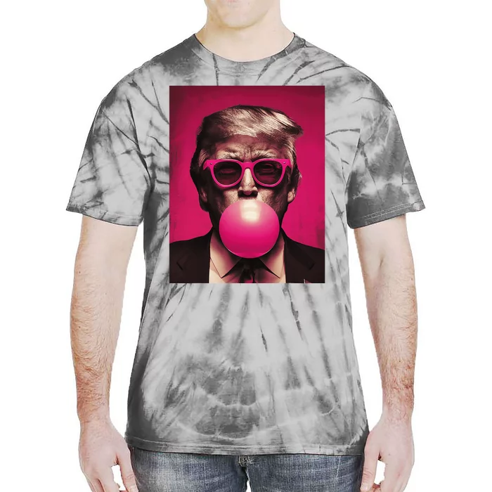 Sunglasses Trump Bubble Gum Tie-Dye T-Shirt