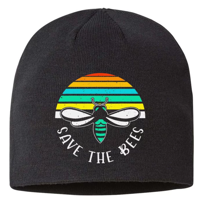 Save the Bees Bee BeeKeeper Climate Change Save the Bees 8 1/2in Sustainable Knit Beanie