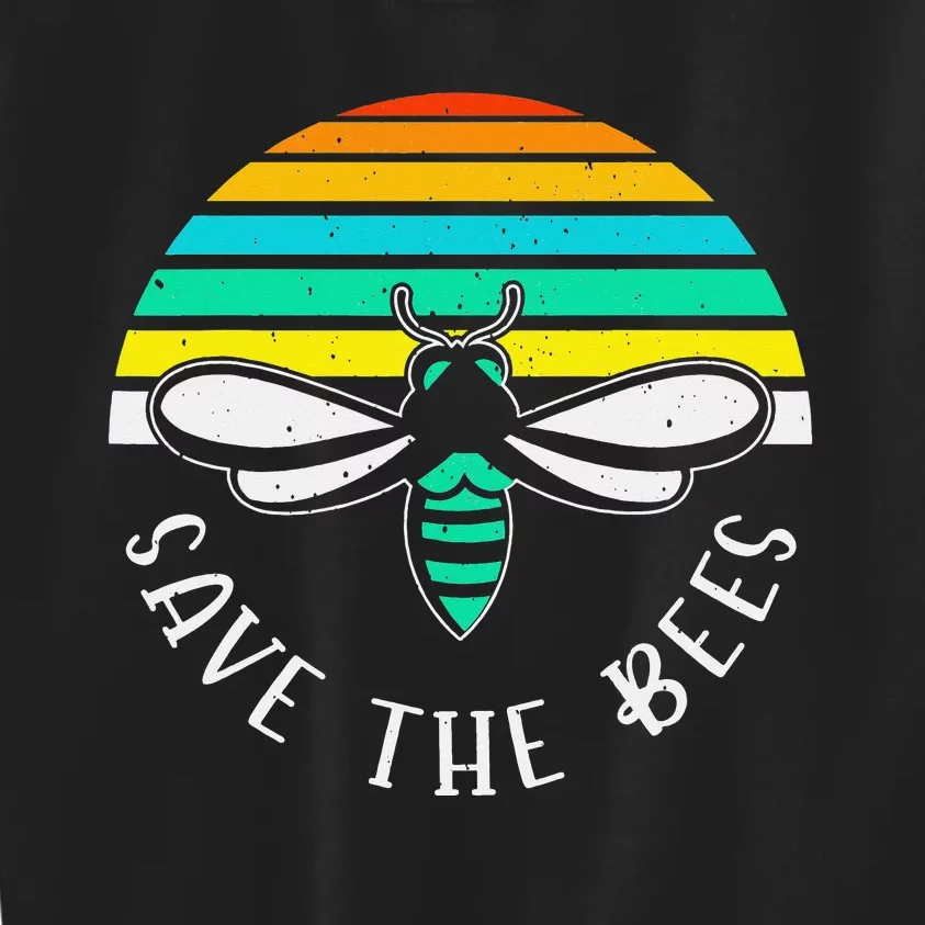 Save the Bees Bee BeeKeeper Climate Change Save the Bees Kids Sweatshirt