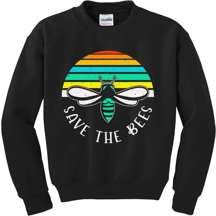 Save the Bees Bee BeeKeeper Climate Change Save the Bees Kids Sweatshirt