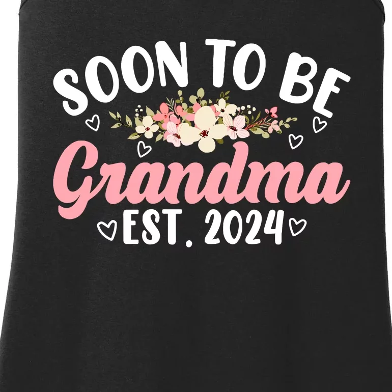 Soon To Be Grandma 2024 MotherS Day For New Grandma Ladies Essential Tank