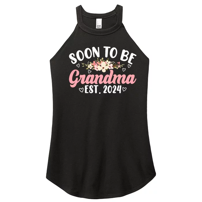 Soon To Be Grandma 2024 MotherS Day For New Grandma Women’s Perfect Tri Rocker Tank