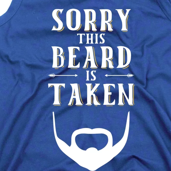 Sorry This Beard Is Taken Funny Gift Valentines Day Gift Tank Top