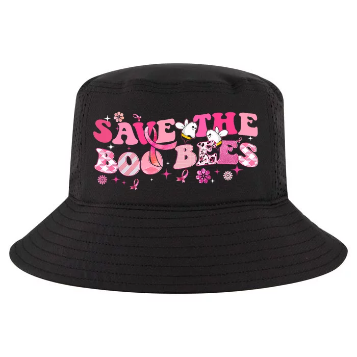 Save The Boo Bees Breast Cancer Awareness Halloween Boo Bees Cool Comfort Performance Bucket Hat