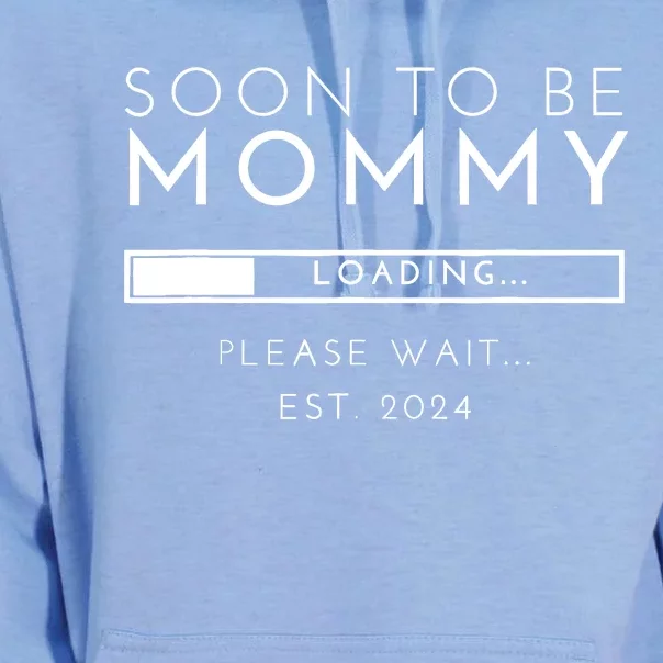 Soon To Be Mommy Est 2024 Promoted To Mom 2024 New Mama Unisex Surf Hoodie