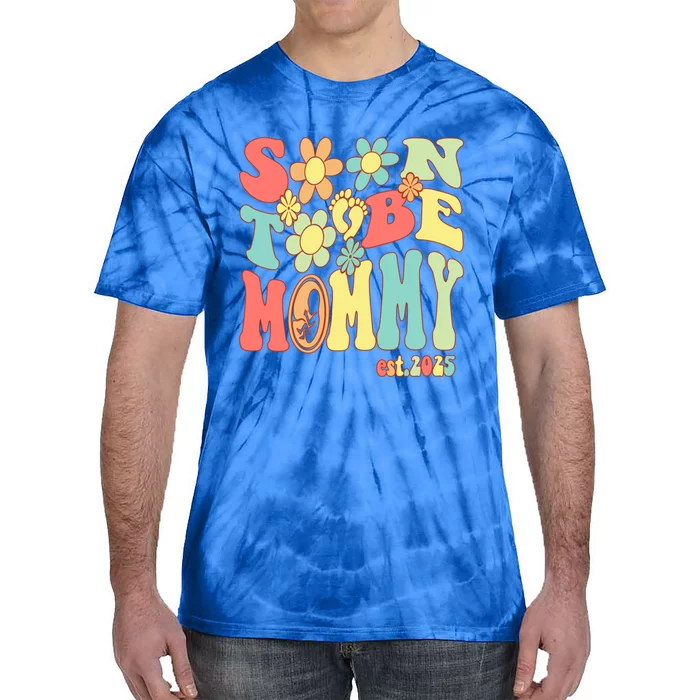 Soon To Be Mommy 2025 First Time Mom Pregnancy Mother’S Day Gift Tie-Dye T-Shirt