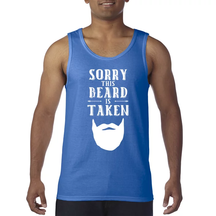 Sorry This Beard Is Taken Gift Valentines Day Gift Tank Top