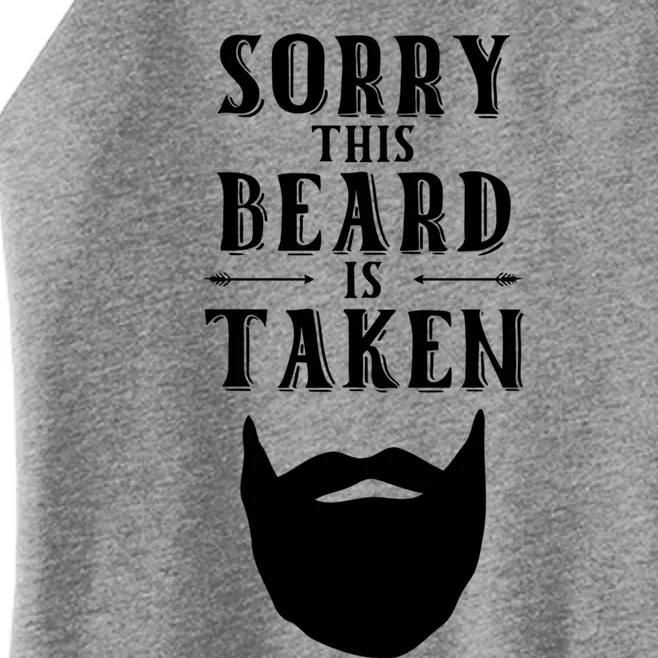 Sorry This Beard Is Taken Gift Valentines Day Gift Women’s Perfect Tri Rocker Tank