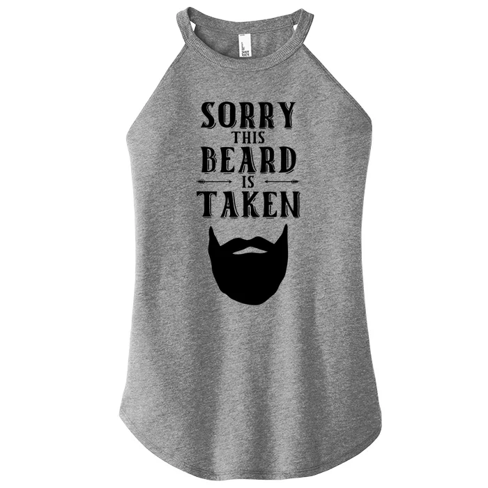 Sorry This Beard Is Taken Gift Valentines Day Gift Women’s Perfect Tri Rocker Tank