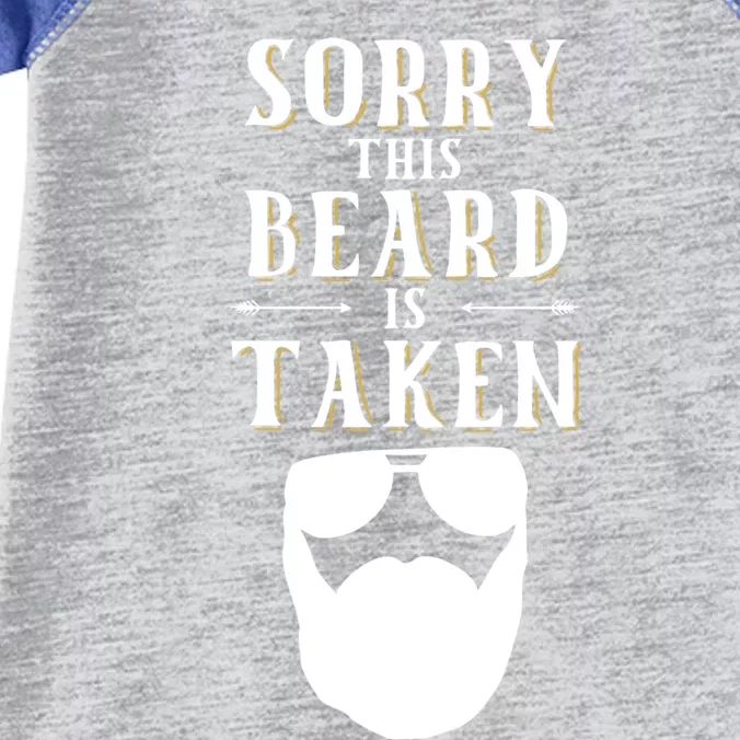 Sorry This Beard Is Taken Gift Valentines Day Gift Infant Baby Jersey Bodysuit