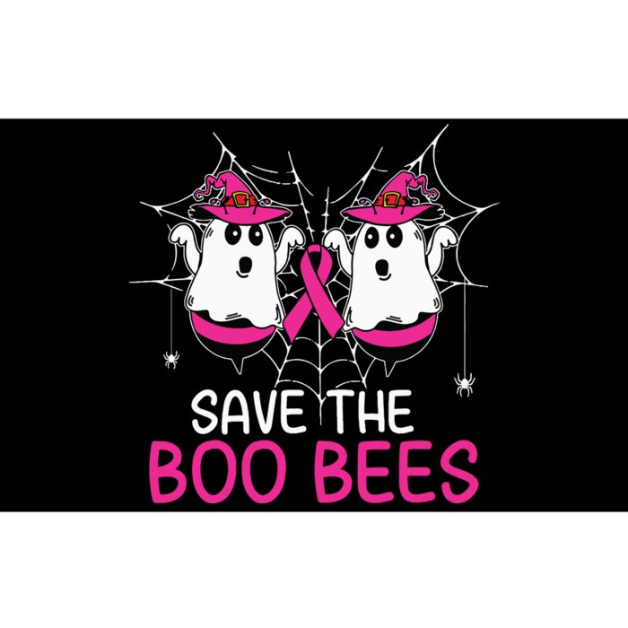 Save The Boobees Boo Bees Ribbon Breast Cancer Halloween Bumper Sticker