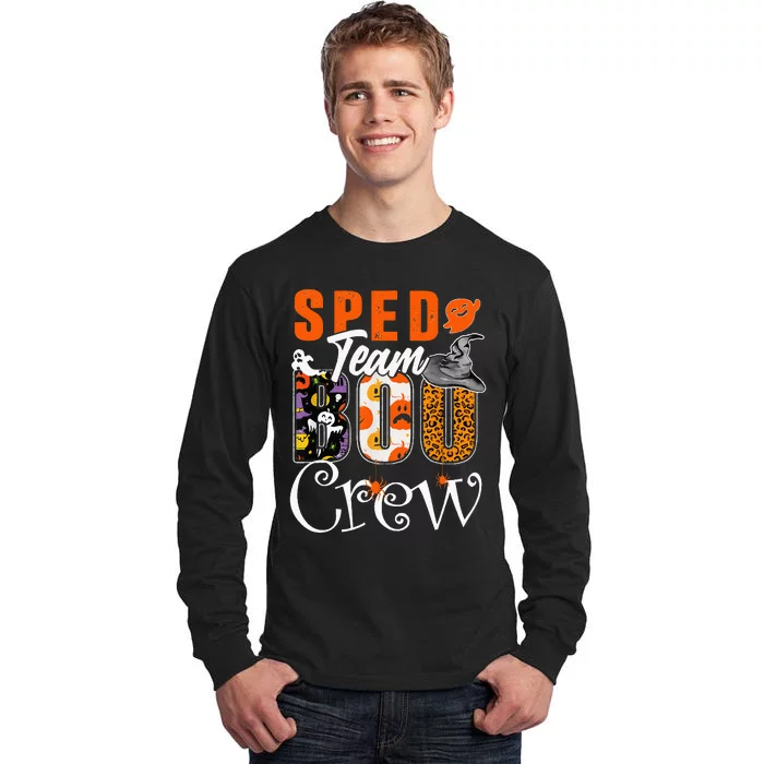 Sped Team Boo Crew Halloween Costume Special Education Crew Tall Long Sleeve T-Shirt