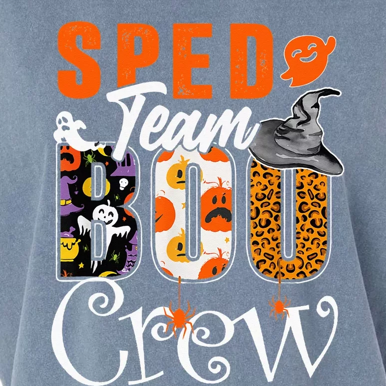 Sped Team Boo Crew Halloween Costume Special Education Crew Garment-Dyed Women's Muscle Tee