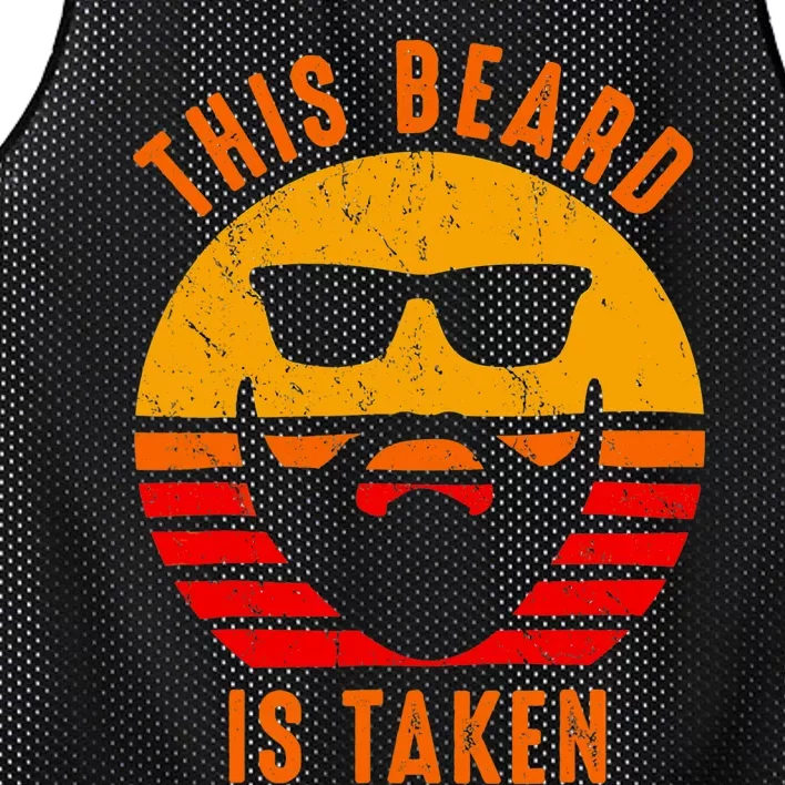 Sorry This Beard Is Taken Funny Valentines Day Gifts For Him Mesh Reversible Basketball Jersey Tank