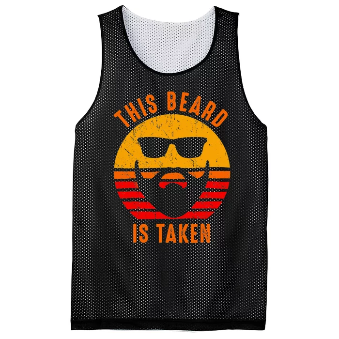 Sorry This Beard Is Taken Funny Valentines Day Gifts For Him Mesh Reversible Basketball Jersey Tank