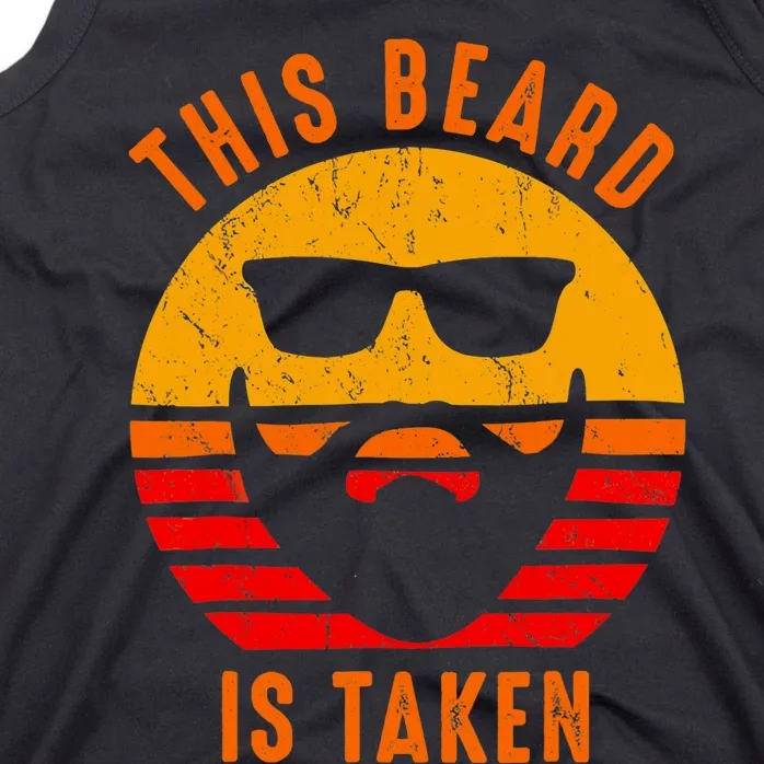 Sorry This Beard Is Taken Funny Valentines Day Gifts For Him Tank Top