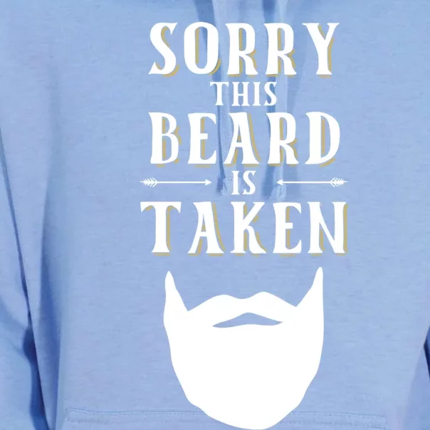 Sorry This Beard Is Taken Gift Valentines Day Gift Unisex Surf Hoodie