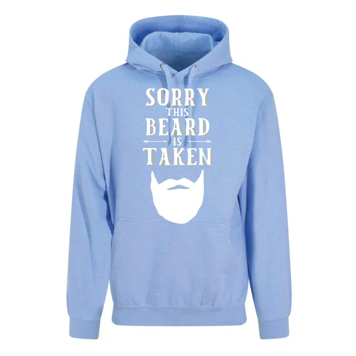 Sorry This Beard Is Taken Gift Valentines Day Gift Unisex Surf Hoodie