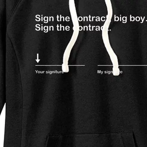 Sign The Contract Big Boy Event 2024 Women's Fleece Hoodie