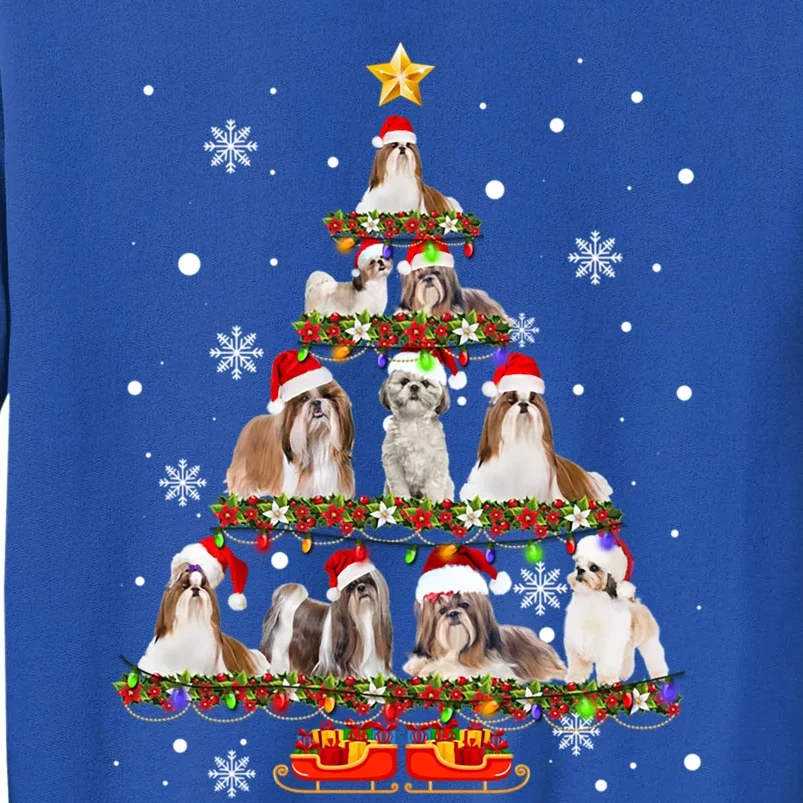 Shih Tzu Christmas Tree XMas Gift Sweatshirt