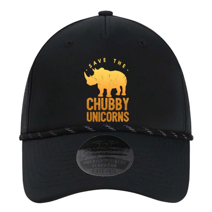 Save The Chubby Unicorns Funny Rhino Animal Rights Gift Performance The Dyno Cap