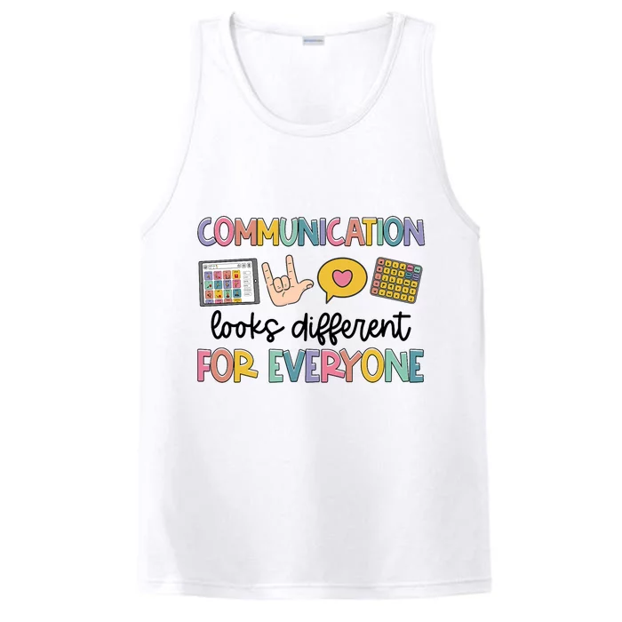 Speech Therapy Communication Looks Different For Everyone Performance Tank