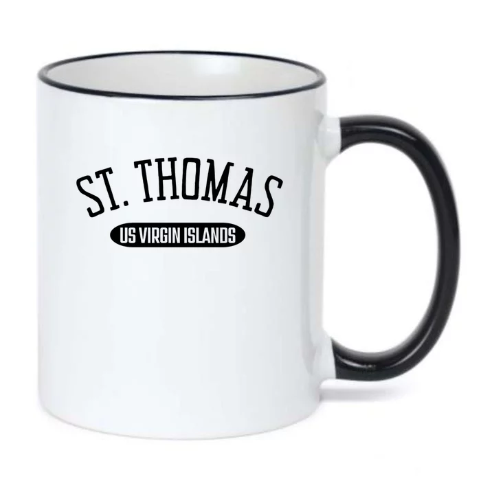 St Thomas Cool Gift Classic Style St Thomas Us Virgin Islands Gift Black Color Changing Mug