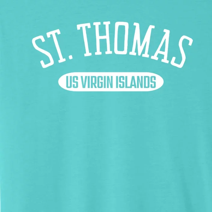 St Thomas Cool Gift Classic Style St Thomas Us Virgin Islands Gift ChromaSoft Performance T-Shirt