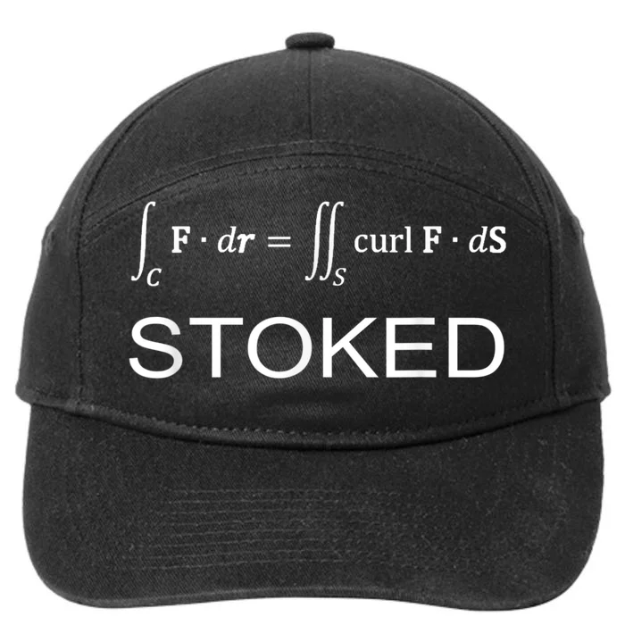 Stokes Theorem Calculus Math Teacher Engineer 7-Panel Snapback Hat