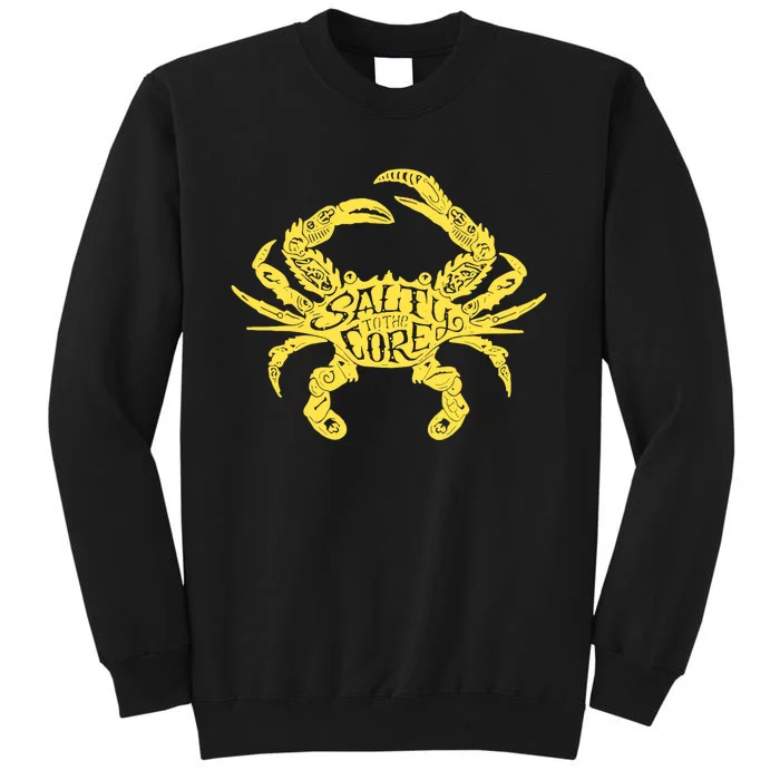 Salty To Core Crab Tall Sweatshirt