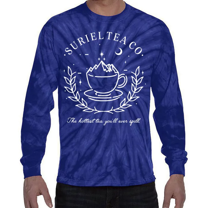 Suriel Tea Co The Hottest Tea You'll Ever Spill Velaris Tie-Dye Long Sleeve Shirt