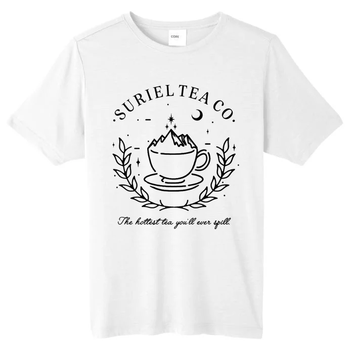 Suriel Tea Co The Hottest Tea You'll Ever Spill Velaris ChromaSoft Performance T-Shirt